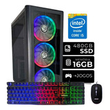 Cpu Gamer Barato I5 16gb Ssd 480gb Kit Gamer 