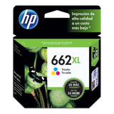 Cartucho De Tinta Colorido Hp 662xl  Cz106ab Hp