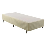 Base Cama Box Herval Solteiro Idea, 39x96x203 Cm, Bege