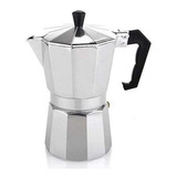 Cafetera Italiana Moka De Aluminio, 3 Tazas, 150 Ml