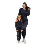 Kit 4 Conjuntos Inverno Blusa E Calça Tal Mãe Tal Filha  