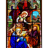 Vitral Adesivos Para Vidro Porta 2 De 40x40cm - Rosto Jesus