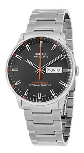 Mido Comandante Ii Automática Gris Hombres Del Dial Del Relo