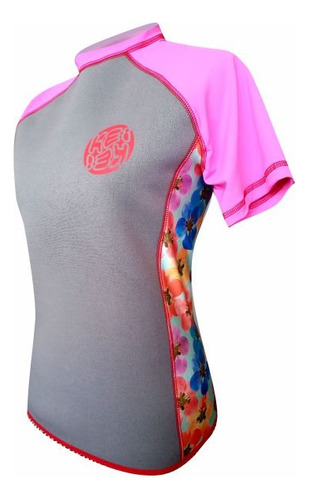 Remera Neoprene Lycra Estampada Uv 50 Playa Natacion Kayak  