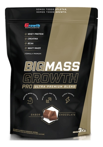 Big Mass Hipercalórico (3000g) - Growth Supplements