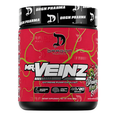 Mr Veinz Dragon Pharma Pre Entreno Extreme Pump 40\u002F20 Servs Strawberry Kiwi Smash | Envío gratis