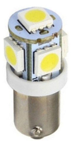 Lampada Led Ba9s 5 Smd 5050 Branco 12v (10 Unidades)