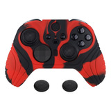 Funda Playvital Para Mando Xbox Elite Series 2/ 2 Core Rojo