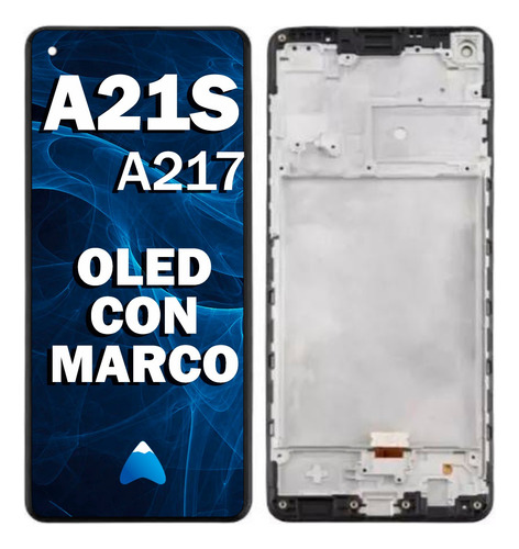 Modulo Compatible Samsung A21s A217 Con Marco Oled Instalado