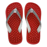 Chinelo Ortopédico Anabela Vermelho 43/44 - Mundoflex