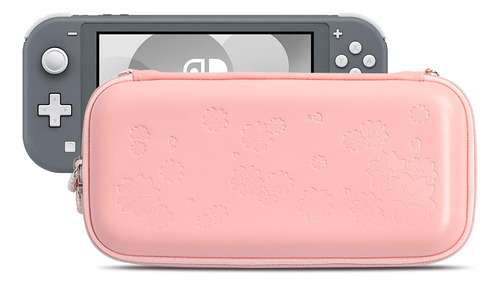 Geekshare Sakura Pink Carry Case Compatible Con Nintendo Swi