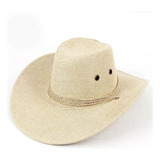 Sombrero Verano Estilo Vaquero Doble Cordel Gorro Colores 