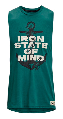 Tank Under Armour Project Rock Iron Muscl Hombre 1376941-722
