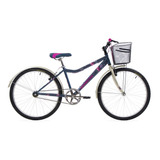 Bicicleta Benotto Montaña Kyra R26 1v Acero Azul Oro Mujer