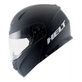 Capacete Para Moto  Escamoteável Helt Passeio  Hippo Glass  Preto-fosco Tamanho 60 