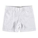 Short Infantil Feminino Branco Usar Embaixo Da Roupa Malwee