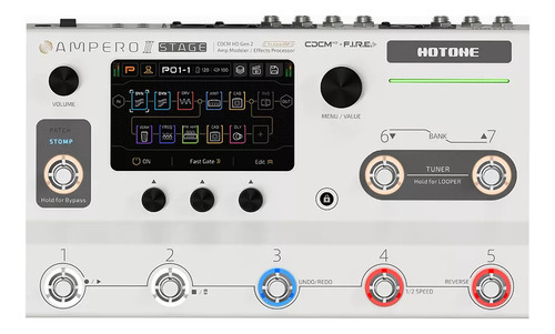 Pedaleira Hotone Ampero Ii Stage Mp-380 Effects Processor 
