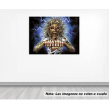 Vinil Sticker Pared 110cm Lado Iron Maiden Modld0042