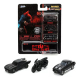 Batman Set X3 Vehiculos Nano Hollywood Rides Coleccion Dc Ed