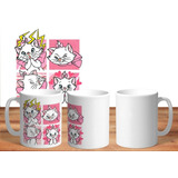 Taza De Ceramica - Gatita Marie De Los Aristogatos - #k