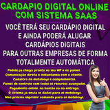 Script Cardapio Digital Online V2023 / Saas 
