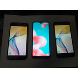 Lote Celulares Samsung Galaxy A01 + 2 J5prime Leia!