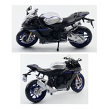 Yamaha Yzf R1m Miniature Metal Motos Puede Deslizarse 1/12