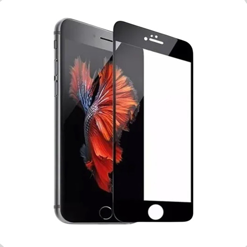 Película De Vidro 3d Tela Toda Para iPhone 7/8 Preto/branco