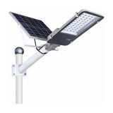 Lampara Luminaria De 100w, Con Panel Solar + Brazo + Control