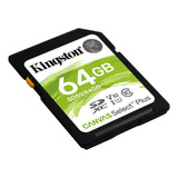 Memoria Sd Kingston Canvas Select Plus 64gb 100mb/s