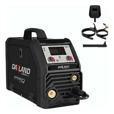 Soldadora Pro Inverter Oakland Mig-200ipro Color Negro | Envío gratis