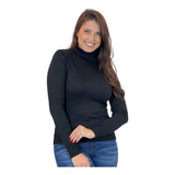 Blusa Cacharrel Feminina Lã Trico Tricot Gola Alta Atacado