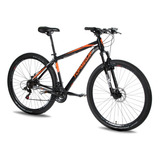 Mountain Bike Topmega Regal R29 M 21v Frenos De Disco Mecánico Cambios Sensah Mx7 Color Naranja  