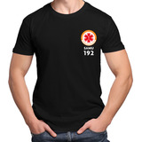 Camiseta Camisa Blusa Samu Serviço De Emergência Socorrista