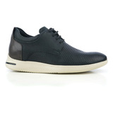 Zapato Casual Logan Negro Max Denegri + 7cms De Altura