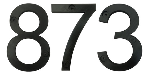 Números 3d Para Oficinas, Mxgnb-873, Número 873, 17.7cm Altu