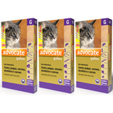 3 Antipulgas Advocate Para Gatos De 4 A 8 Kg Combo 3 Pipetas