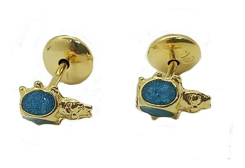 Aros Abridores Oro 14k Gold Filled Vaquitas De San Antonio