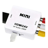 Mini Conversor Hdmi X Rca Tv Tubo + Cabos Hdmi Rca Promoção