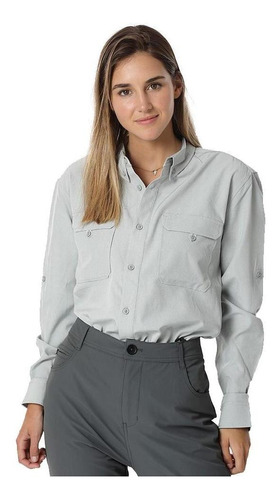 Camisa Oryx Serengueti Gris Mujer