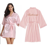 Batas Para Novias, Damas Suave Pijamas Dama Satin Camisón