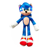 Juguete De Peluche Para Niños Sonic Con Luz Y Sonido 32 Cm 