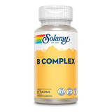 Solaray B Complex - Complejo B + Vit B2, B6, B12 60 Tabs Sabor Sin Sabor