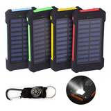 Banco De Energía Solar Impermeable Superior 20000mah 2usb