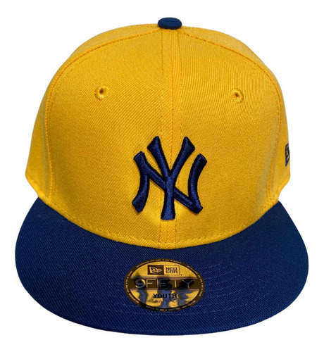 Gorra Amarilla/azul Marino New Era  Mlb New York Yankees