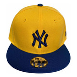 Gorra Amarilla/azul Marino New Era  Mlb New York Yankees