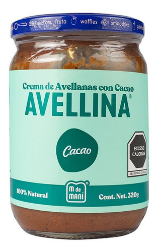 Crema De Avellana Avellina M De Mani Con Cacao 320 G