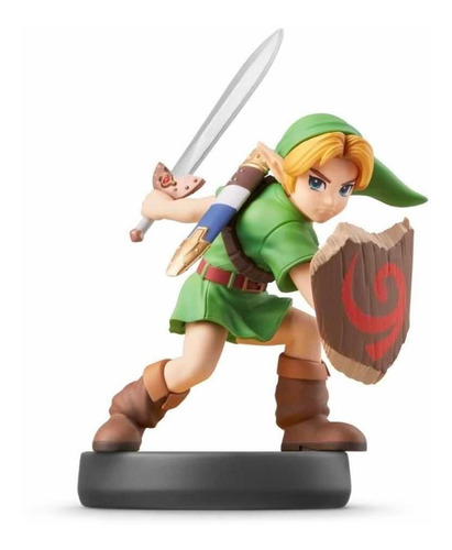 Amiibo The Legend Of Zelda Young Link Nintendo Boneco Action