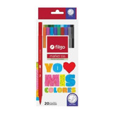 Estuche X 20 Marcadores Filgo Marker 036 1mm Ideal Mandalas