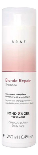 Braé Blonde Repair Shampoo Para Cabelos Descoloridos 250ml